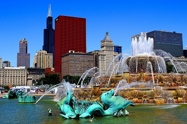 usa, chicago, fountain, skyscraper, city, chicago, chicago, chicago, chicago, chicago