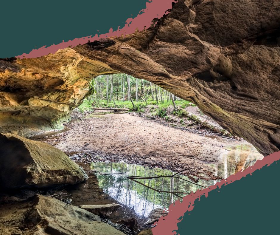 Rock Cave in Hocking Hills State Park