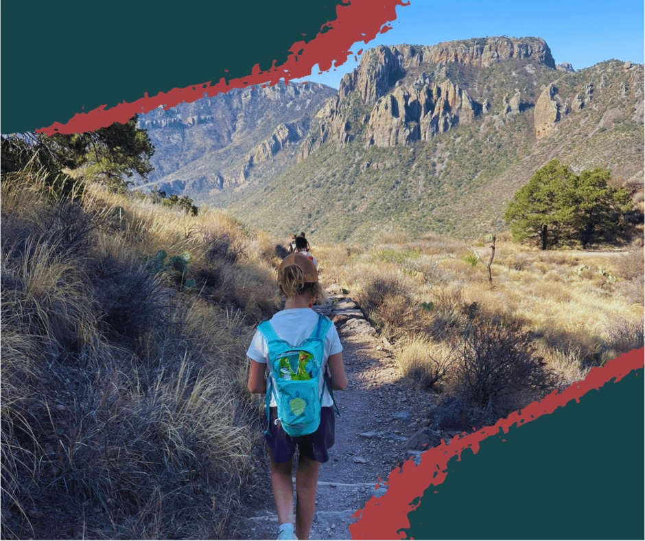 Panoramic view from Window Trail in Big Bend National Park with dramatic cliffs and valleys. Things to do big bend. Big Bend viewpoints, desert vistas, hiking with kids, South Rim Trail Big Bend, top hikes in Big Bend National Park