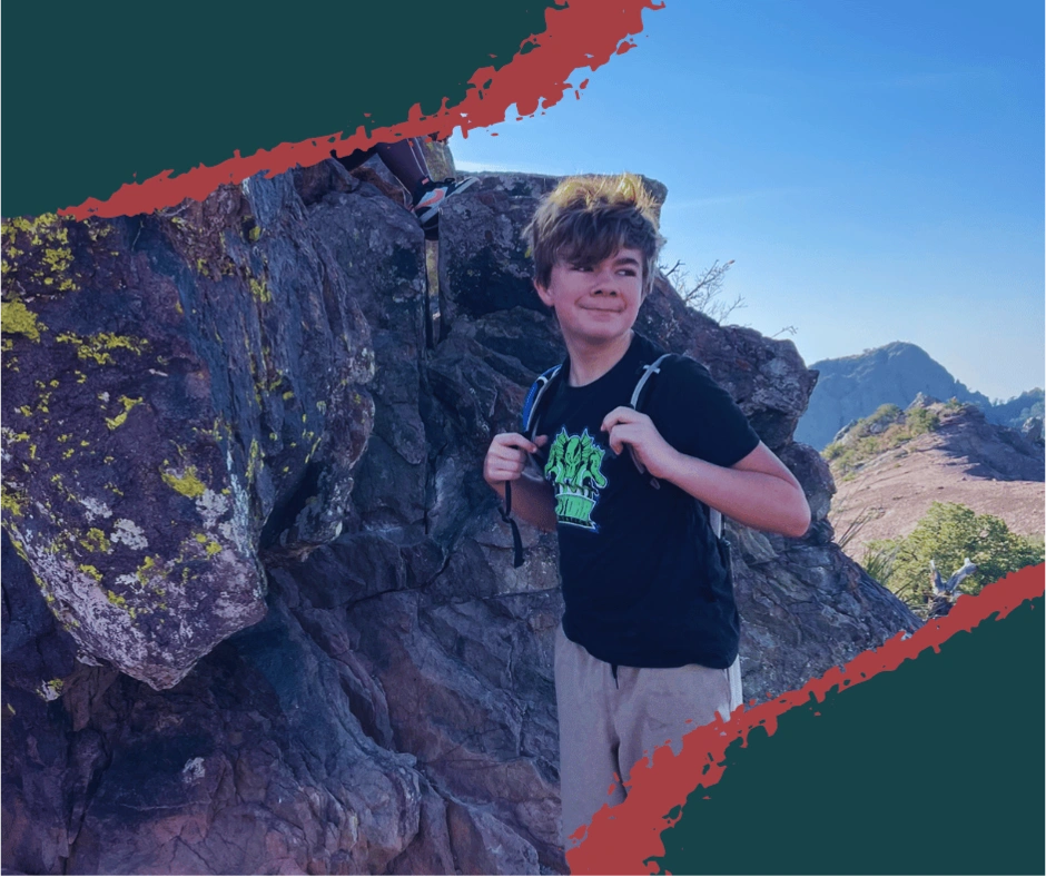 Children exploring rock formations at Lost Mine Trail in Big Bend National Park. Balanced Rock, Grapevine Hills, family adventure Big Bend, best hikes for kids Big Bend and Big Bend photo spots.