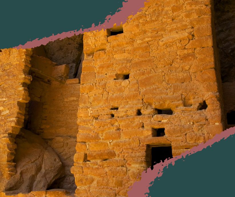 Close-up of the intricate masonry and multi-story towers at Cliff Palace, showcasing ancestral Puebloan architecture.